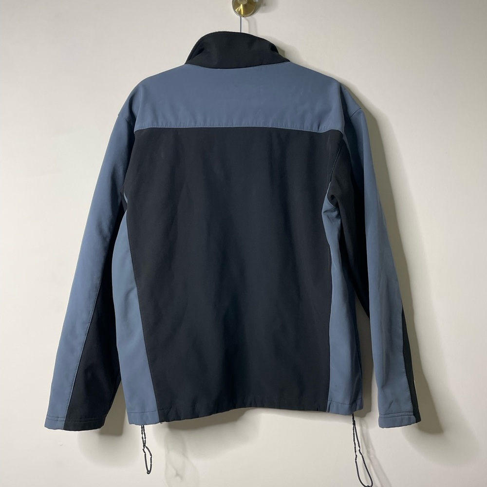 Reebok Black/Light Blue Full Zip Jacket Medium - Picture 4 of 4